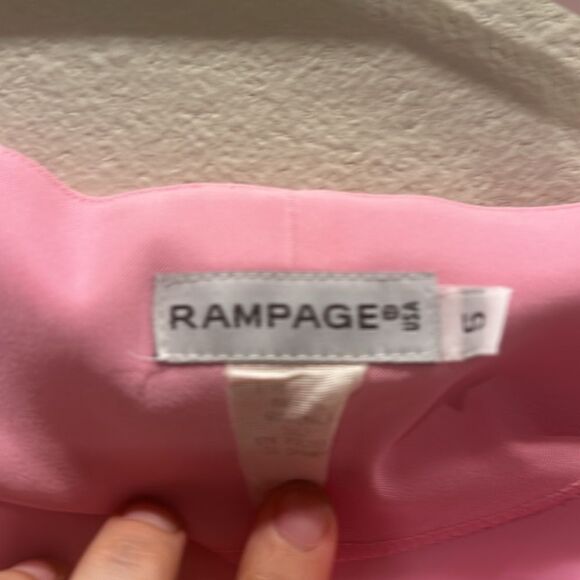 Rampage BubbleGum Pink Sheath Dress Vintage Y2k Sz 5 90”s Barbie Office - Picture 2 of 4